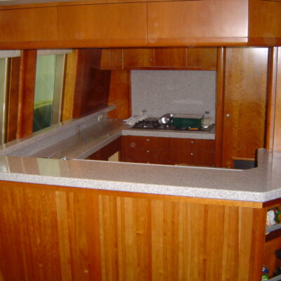 marine galley benchtop