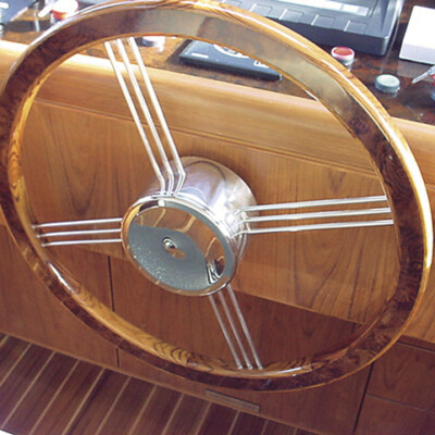 marine steering wheel